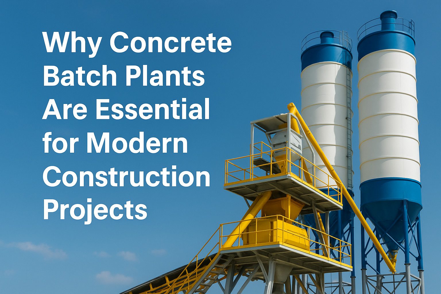 Why Concrete Batch Plants Are Essential for Modern Construction Projects